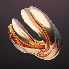 Gouden kleuren met patroon