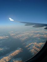 High in the sky
