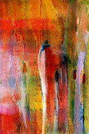 Eigenwillig - abstraktes Gras von Claudia Gründler