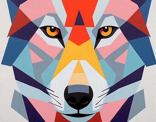 Abstracte wolf 2