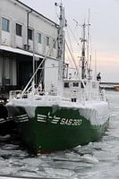IJsboot in de haven van Sassnitz