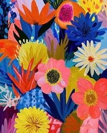 gemalte Blumen