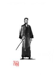 samurai in the castle von Péchane Sumie