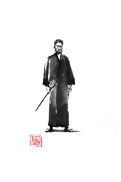 samurai in the castle von Péchane Sumie