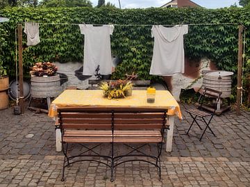 scène historique du jour de la lessive