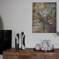 Customer photo: Blossom in wabi sabi style by Studio Allee, on canvas
