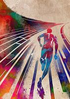 Runner sport art #runner #sport #jogging