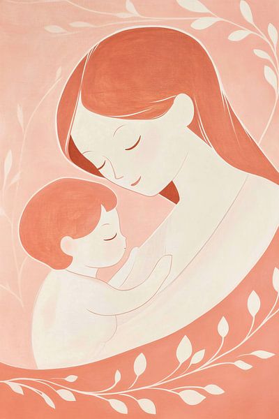 Mother and child in harmony by Imperial Art House