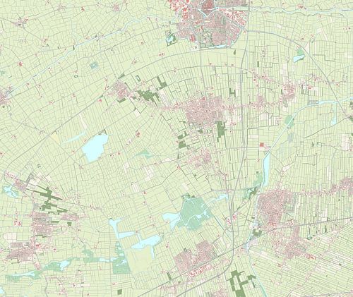 Kaart van Dantumadiel