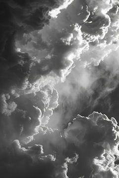 Monochrome clouds by Poster Art Shop
