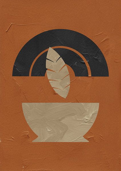 Terracotta Line No 05 by Treechild