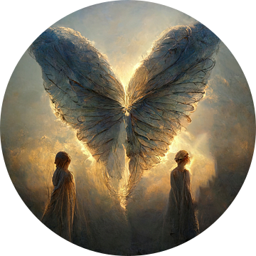 Een Engel in de vorm van een hart van Anne Loos