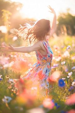 Tanz im Sonnenlicht von Poster Art Shop