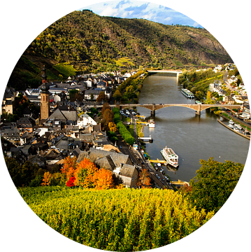 De stad Cochem aan de Moezel