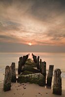 Groyne and sunset