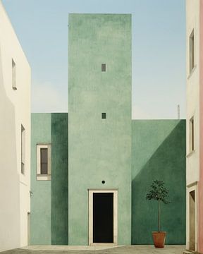 Le minimalisme en vert sur Studio Allee