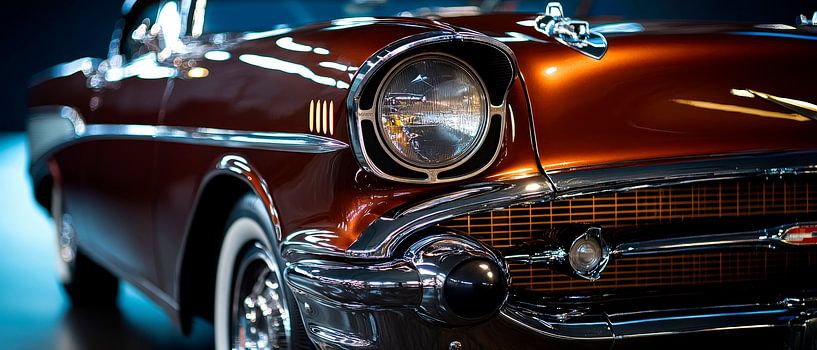 Klassischer Oldtimer in Bronze von Poster Art Shop