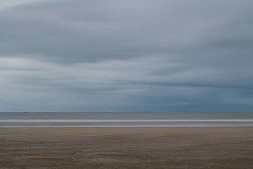 Sobere en abstracte strandfoto