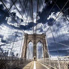 Brooklyn Bridge in New York . von Voss Fine Art Fotografie