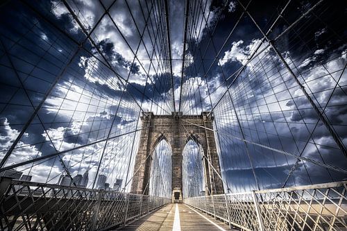Brooklyn Bridge in New York.