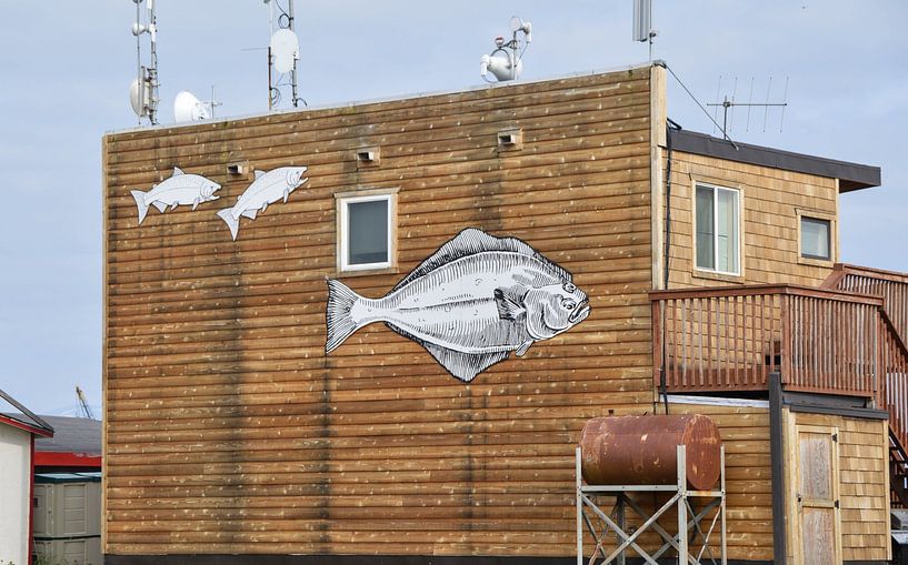 Seafood Restaurant in Homer, Alaska by Dirk Fransen