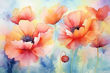 Poppies by Bert Nijholt