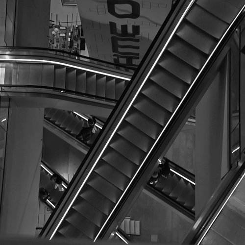 Roltrappen in Forum 7