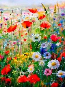Sommer! Wildblumenfeld