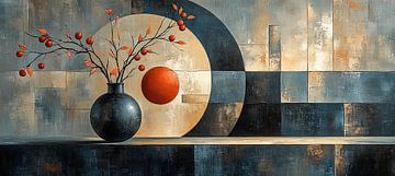 Orange Blue by Art Whims