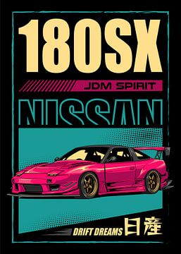 Nissan 180SX JDM Auto van Adam Khabibi