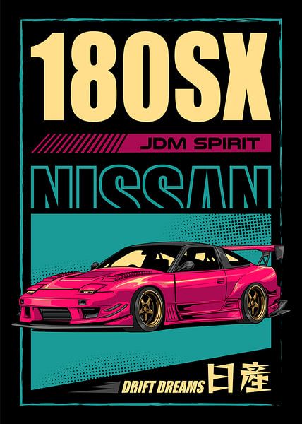 Nissan 180SX JDM Car by Adam Khabibi
