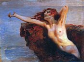 Sirene aan zee, leopold schmutzler van Atelier Liesjes thumbnail