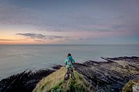 Bike at sea