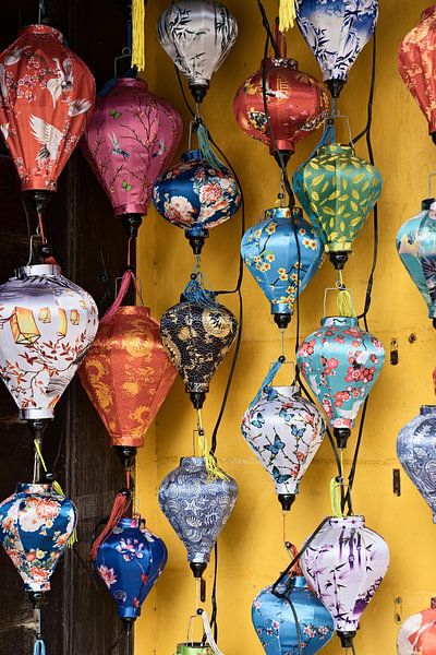 The elegance of hanging lanterns in Vietnam by Frank Photos