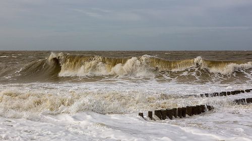 Branding en golfbreker