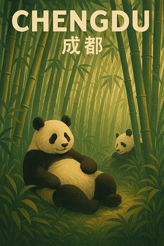 Chengdu Panda Haven - Fluisterend bamboebos & Zacht wildlife