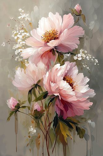 Peonies in Soft Pink no.2