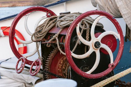 Roer van zeilschip in Kampen