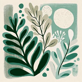 Abstract Botanical Leaves