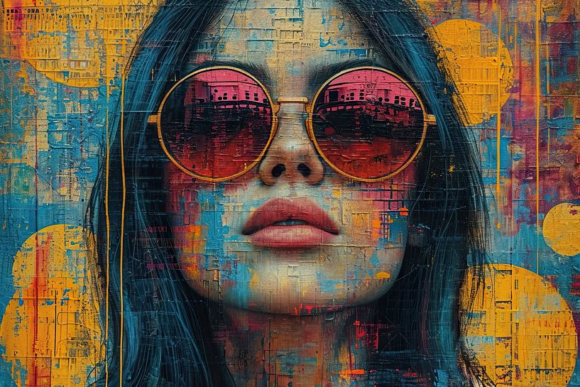 Modern Portret | Stedelijke Reflectie van Kunst Kriebels