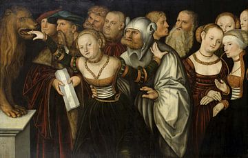 La fable de la bouche de vérité, Lucas Cranach de Oude