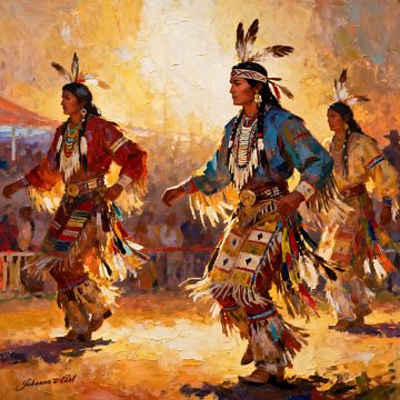 Feathers in Motion van Johannas Art Creations