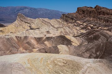 Zabriskie Point Death Valley Californië van Anouschka Hendriks