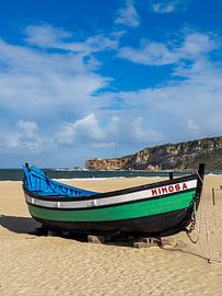 Fishing boat in Nazare by Dirk Rüter