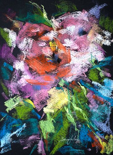 Colourful flower by Szilvia Barsi