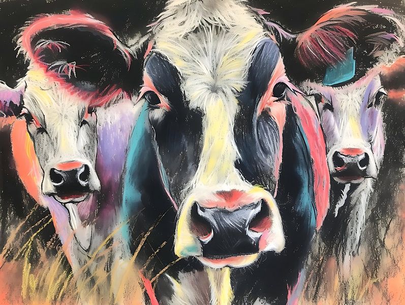 Playful cows by PixelPrestige