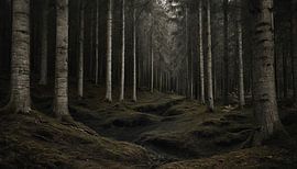 Der Flüsternde Pfad: Ein Blick in die uralten und unheimlichen Tiefen des verzauberten Waldes von Artistic