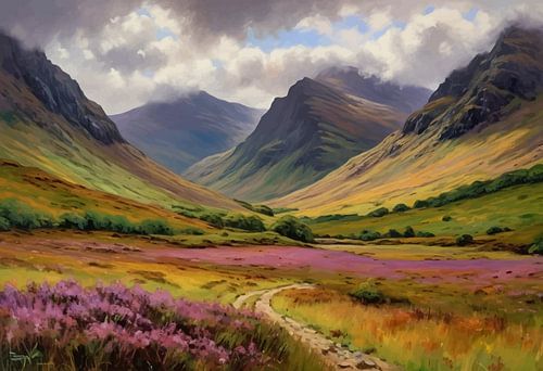 Schotse Hooglanden Bewolkt