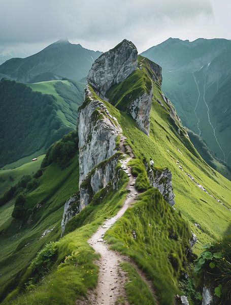 Magischer Dolomitenblick von fernlichtsicht