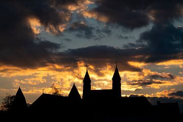 Sunset Maastricht 1 von Peter van Bastelaar